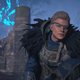 Eivor looks off into the distance in front of Yggdrasil in Assassin's Creed Valhalla.